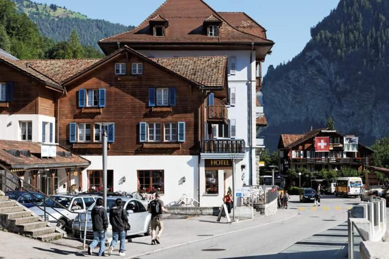 Ferienwohnung Bahnhoefli Lauterbrunnen Exteriör bild